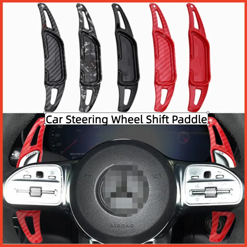 For Mercedes-Benz AMG A35 A45 C63 E63 S63 G63 C43 CLA GLA GLC GLS GLE 2016-2019 Car Steering Wheel Shift Paddle Shifter Extend