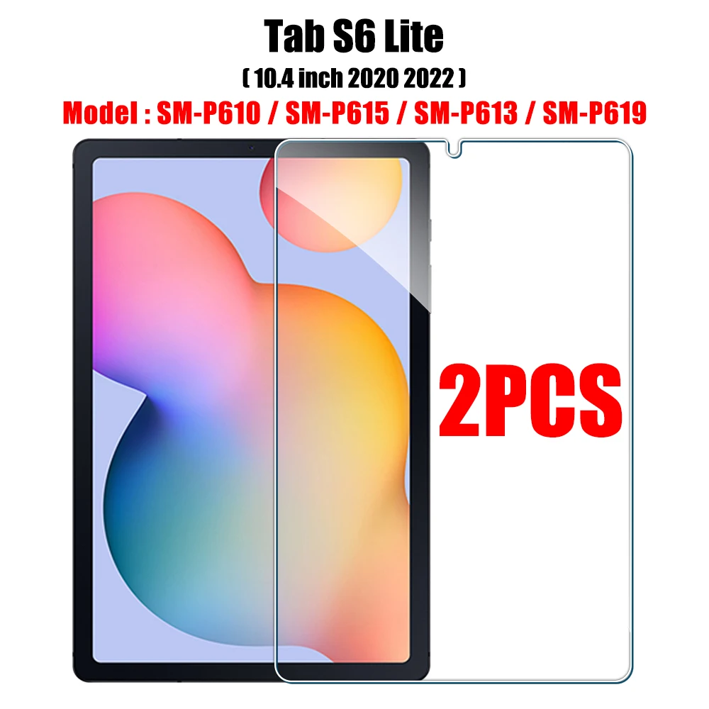 2PCS Gehard Glas Screen Protector voor Samsung Galaxy Tab S8 Ultra Plus S6 Lite S7 Fe A7 Lite a8 S9 A9 Tablet Accessoires Film