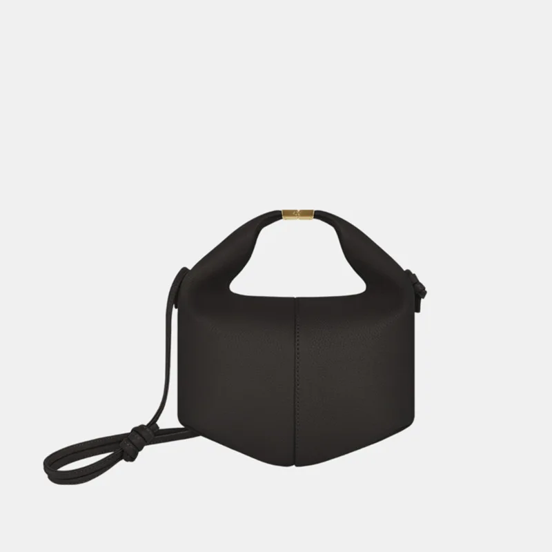 Alirattan 2024 New Women Bag Female Flap Underarm Shoulder Bag Lady Retro Split Leather Square Box Messenger Tote Handbag