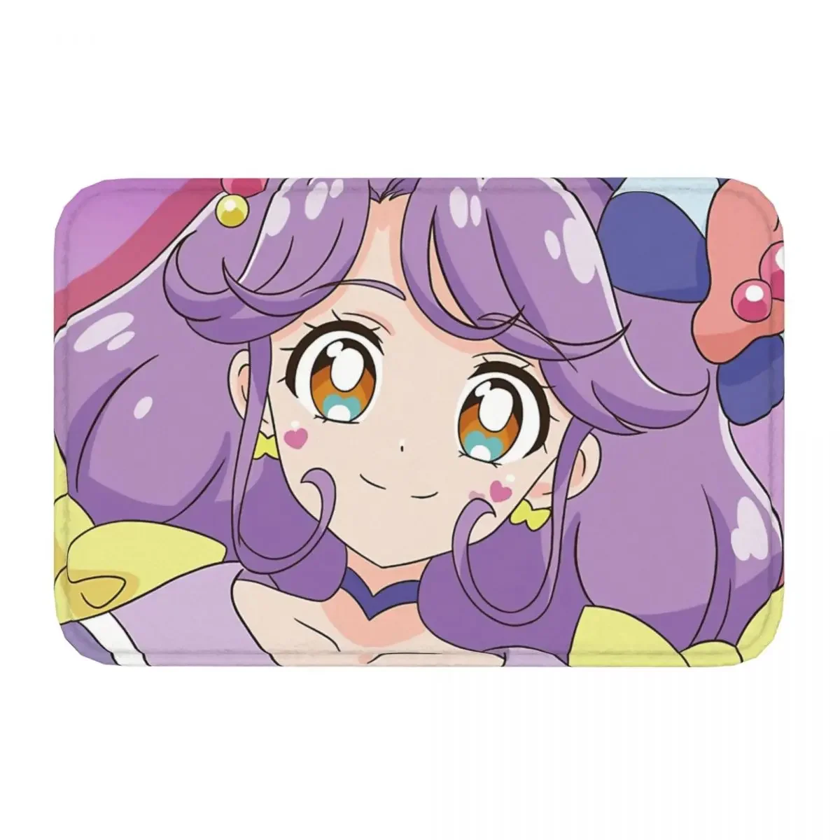 Pretty Cure Precure Princess Anime Bathroom Mat Coral Rug Home Doormat Kitchen Carpet Entrance Door