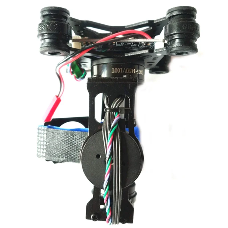 AT41 Moduł Gimbala SCT Hawkeye do FPV, 2-osiowy Gimbale, 3-osiowy Gimbale 2D Bezszczotkowy, Łatwa Instalacja, Srebrny