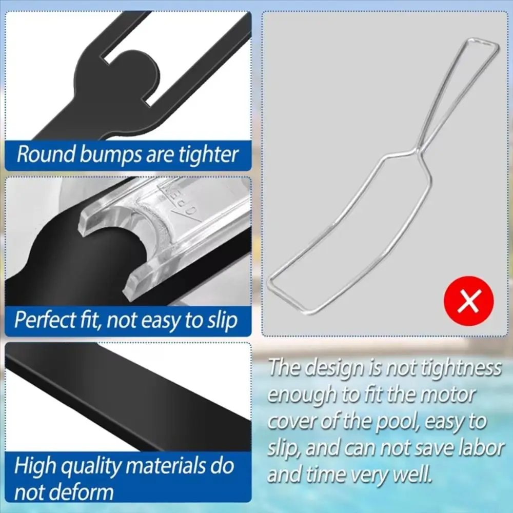 

Saving Time Lid Removal Wrench Durable Metal Filter Pump Cover Removal Wrench Anti-rust Convenient Swimming Pool Wrench