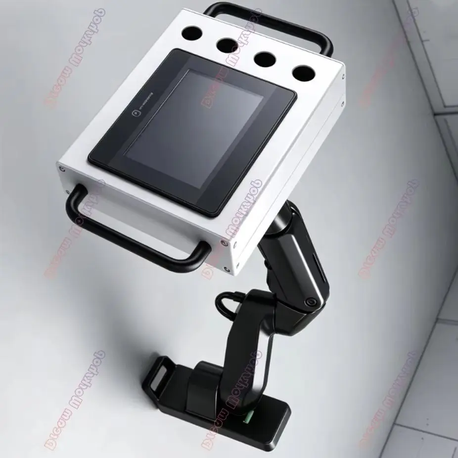 Delta Plc Touchscreen 7-Inch And 10-Inch Control Box With 360°Rotation Adjustable Height Pneumatic Spring Cantilever Bracket