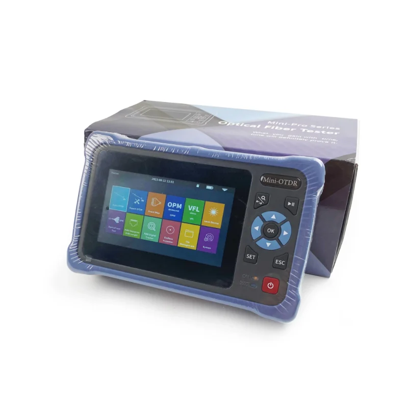 Mini Handheld Multi Functions Tester NK4000F2 1550nm 24db With 4.3 Inch Multitouch Screen OTDR Fiber Optic Tester