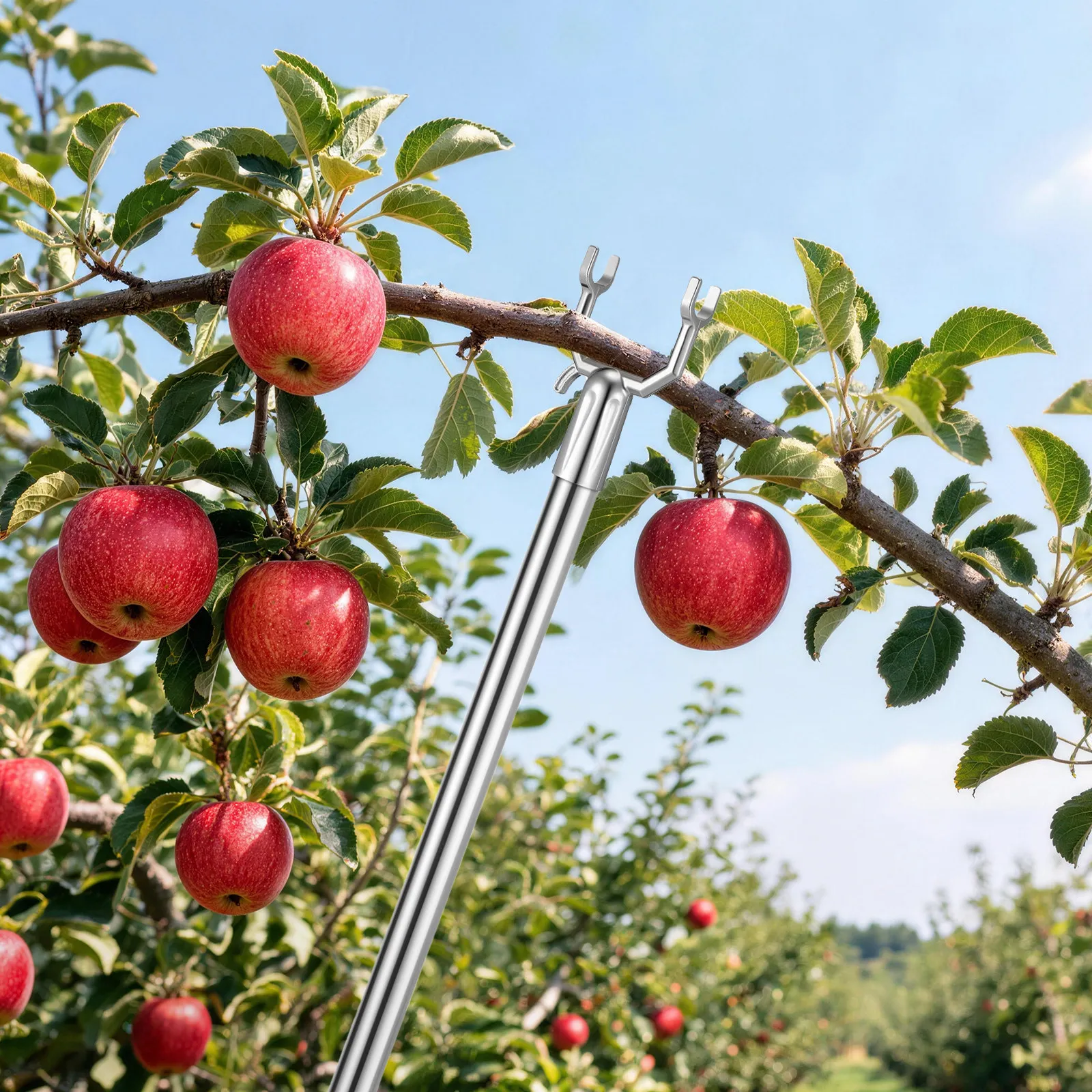 8Pcs Fruited Tree Branches Vineyards SupportsOrnamental Tree Shaped Flexible Branches Brace Fruit Crutch Fork （color difference）