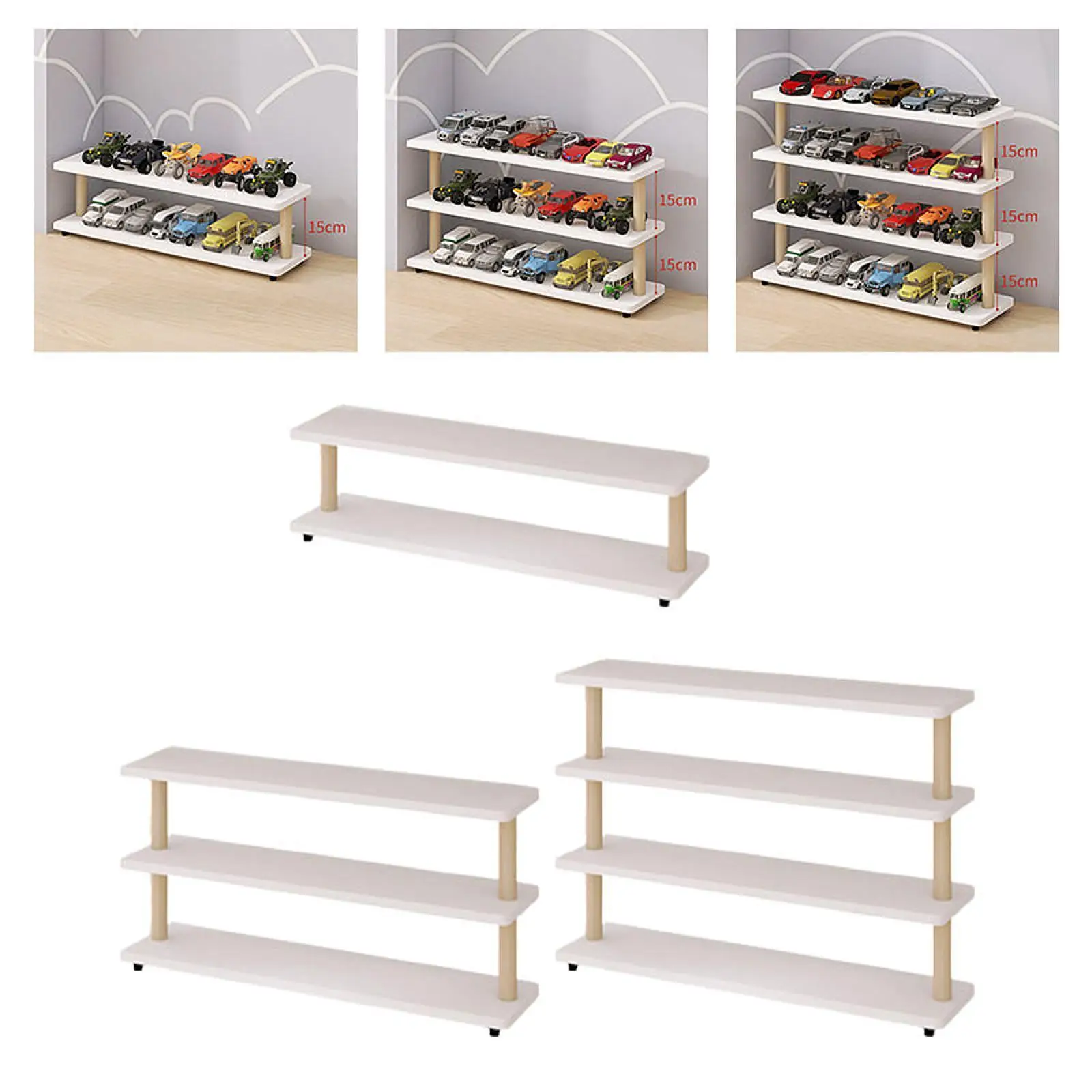 

1/64 Parking Lot Display Case Scene Decoration Simulation Model Display Diecast Car Garage for Doll Diecast Car Figures Diorama