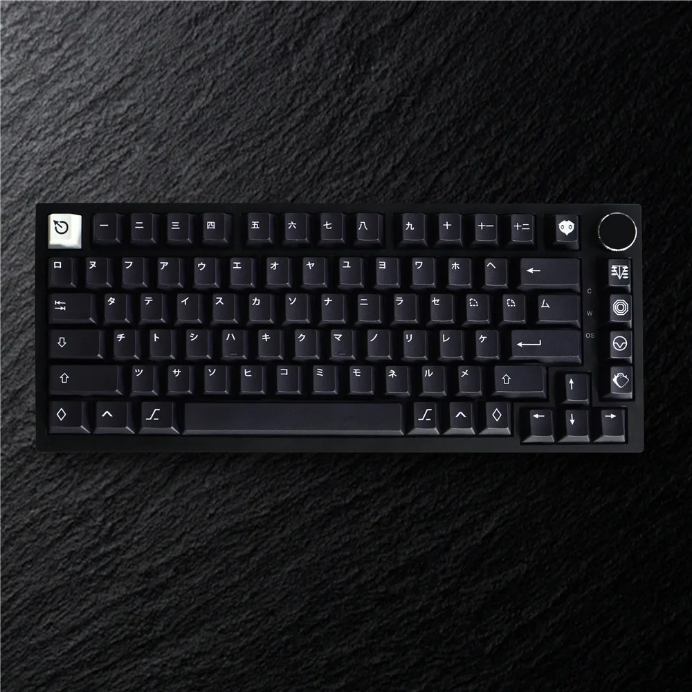 

Комплект кейкапов KATAKANA, оригинальная высота, PBT, сублимационная печать, 129 клавиш, полный набор для механической клавиатуры