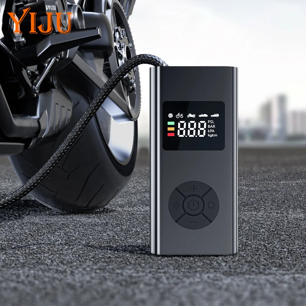 

Электрический надувной насос 2000 мАч, ЖК-дисплей, аккумулятор типа C, зарядка, встроенный светодиод для футбола, баскетбола, волейбола