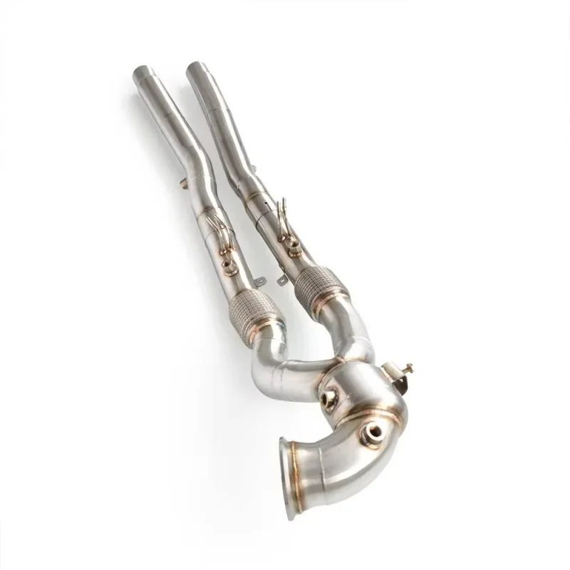 Automotive Exhaust Retrofit Suitable for Audi RS3/TTRS 2.5T 2022-2024 Stainless Steel with Insulation Panel and Front Pipe
