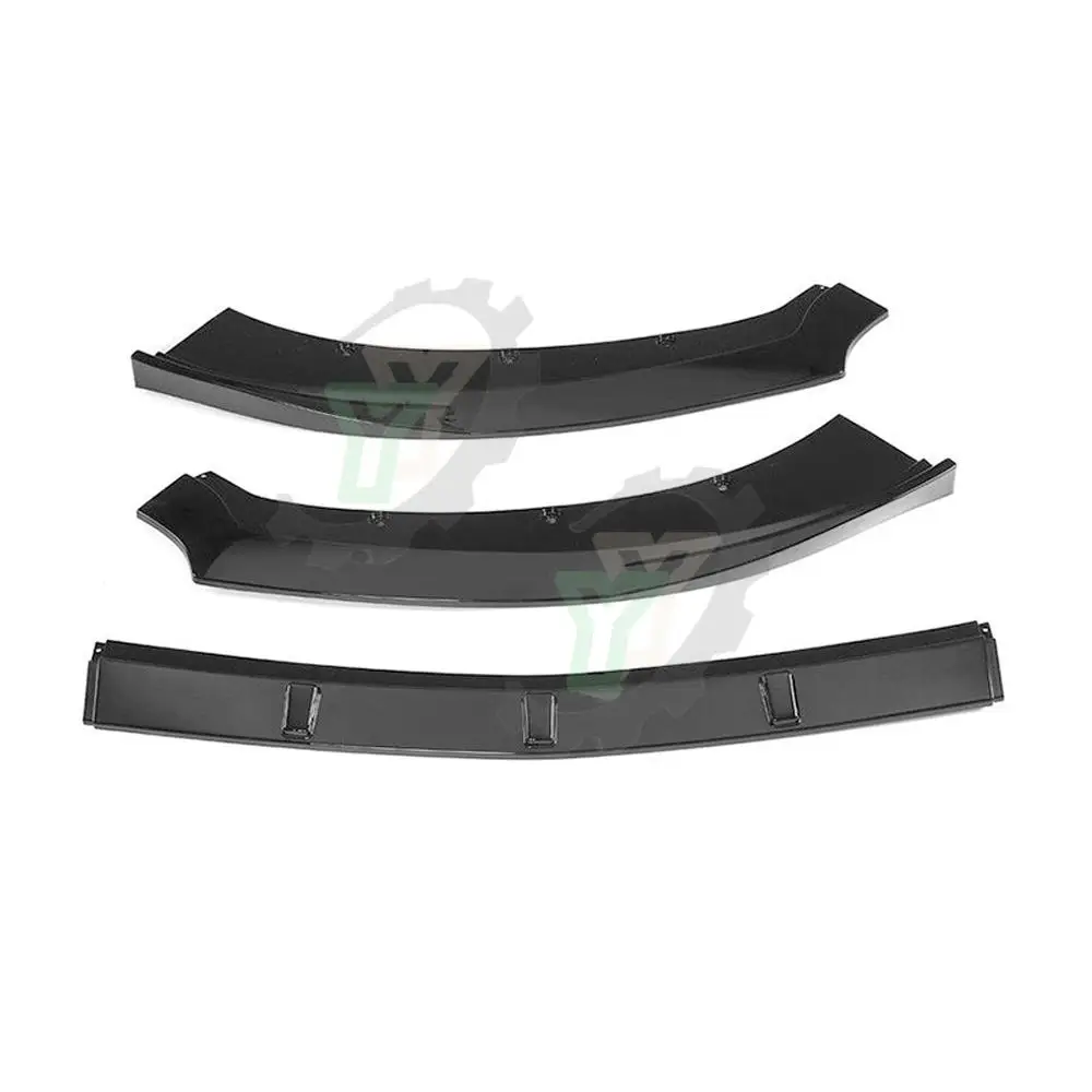 Car Front Bumper Lip Spoiler Splitter Diffuser Detachable Body Kit Cover Guard For Ford Mustang 2015 2016 2017 2018 2019 20 21