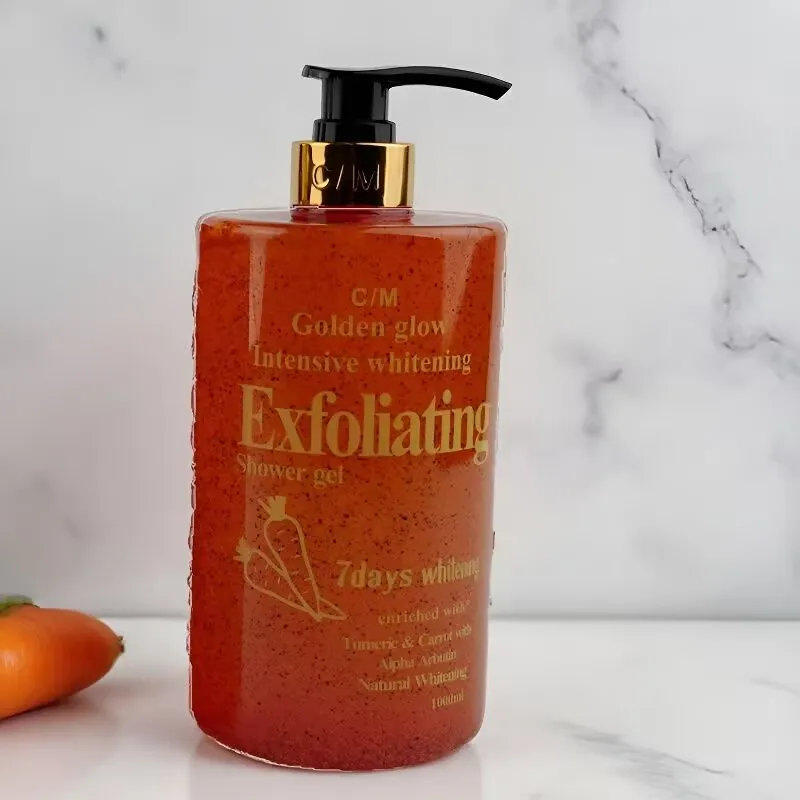 7 Days Golden Glow Alpha Arbutin Brightening Body Wash | Tone Even, Deep Moisture, Skin Smoothing, Radiant Finish Shower Gel
