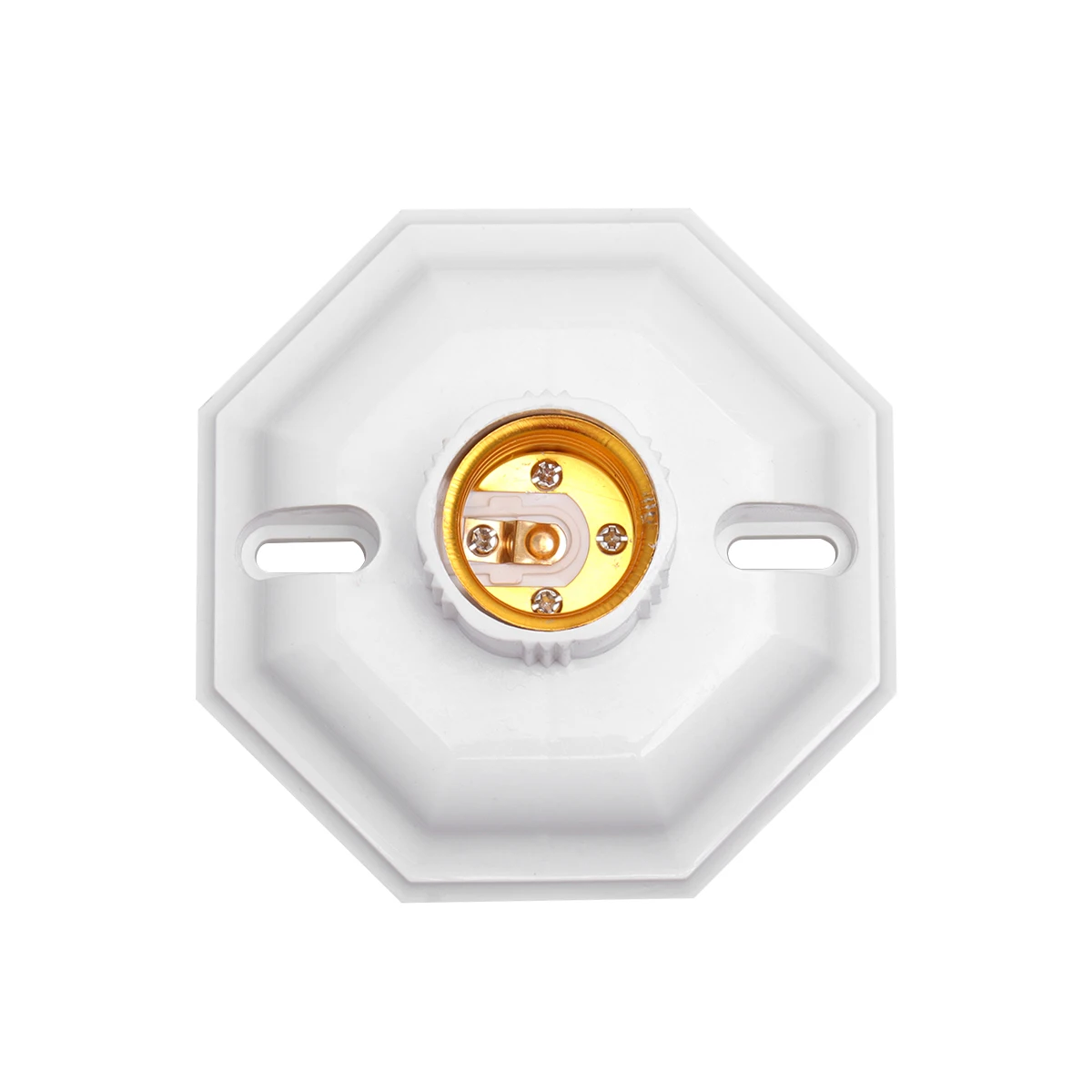 

4Pcs E27 Light Base Lamp Holder Adapter Heavy-Duty Long-Lasting Socket for Driveway Hallway Restaurant Outdoor Use