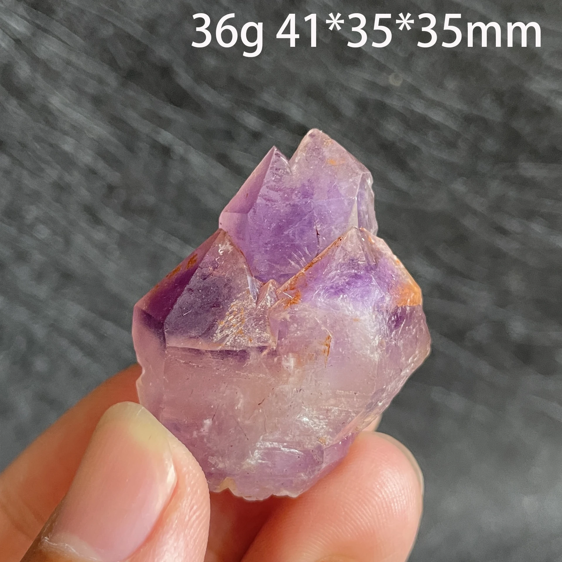 Natural Stone Amethyst Skeletal Crystal Cluster Mineral Specimen Quartz Raw Rock Decoration Rough Polished Healing Gift