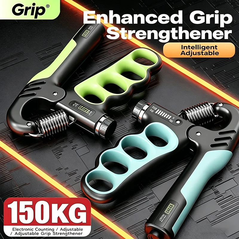 Expansor de Punho para Academia 5-100/150kg, Fortalecedor de Mão Ajustável para Recuperação Muscular e Exercício de Força