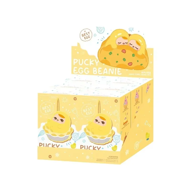 

100% Original PUCKY EGG BEANIE Series Blind Box Toys Kawaii Surprise Guess Bag Cute Doll Anime Figure Home Model for Girls Gift