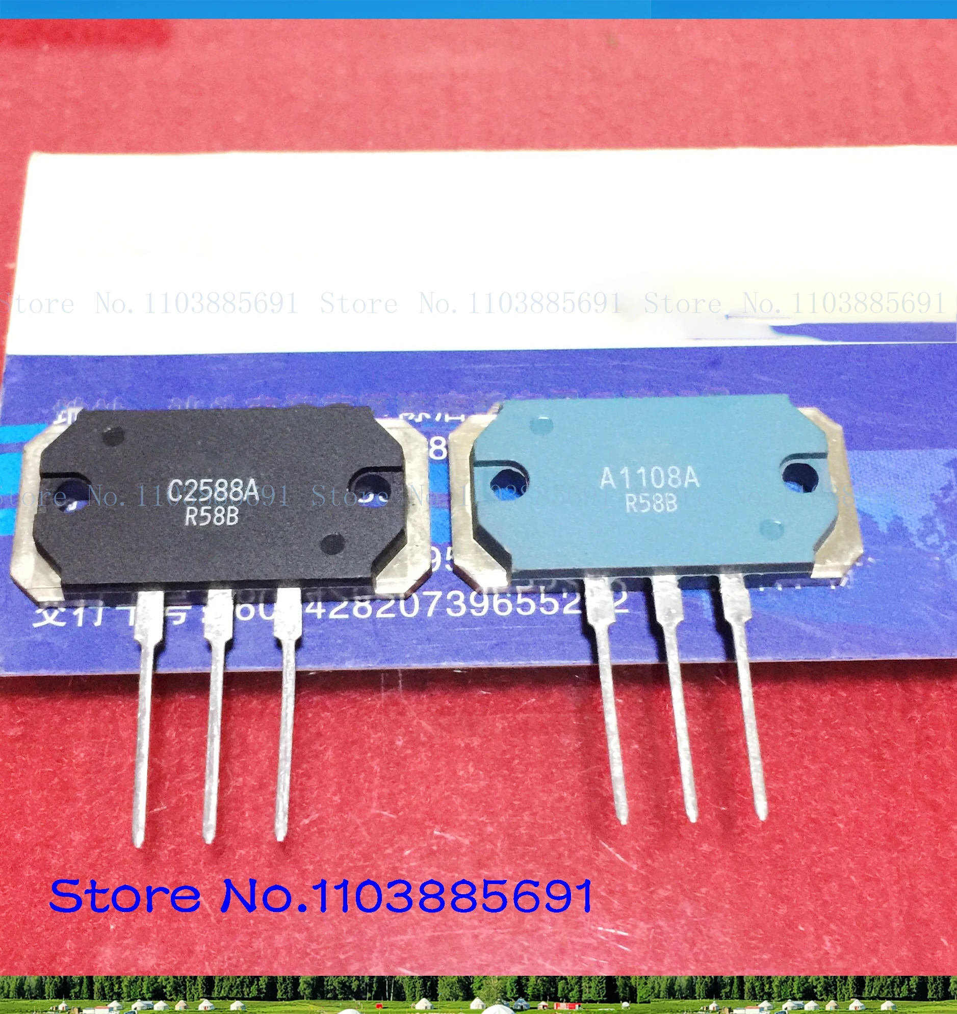 2 sztuk/partia = para 2SA1108 2SC2588