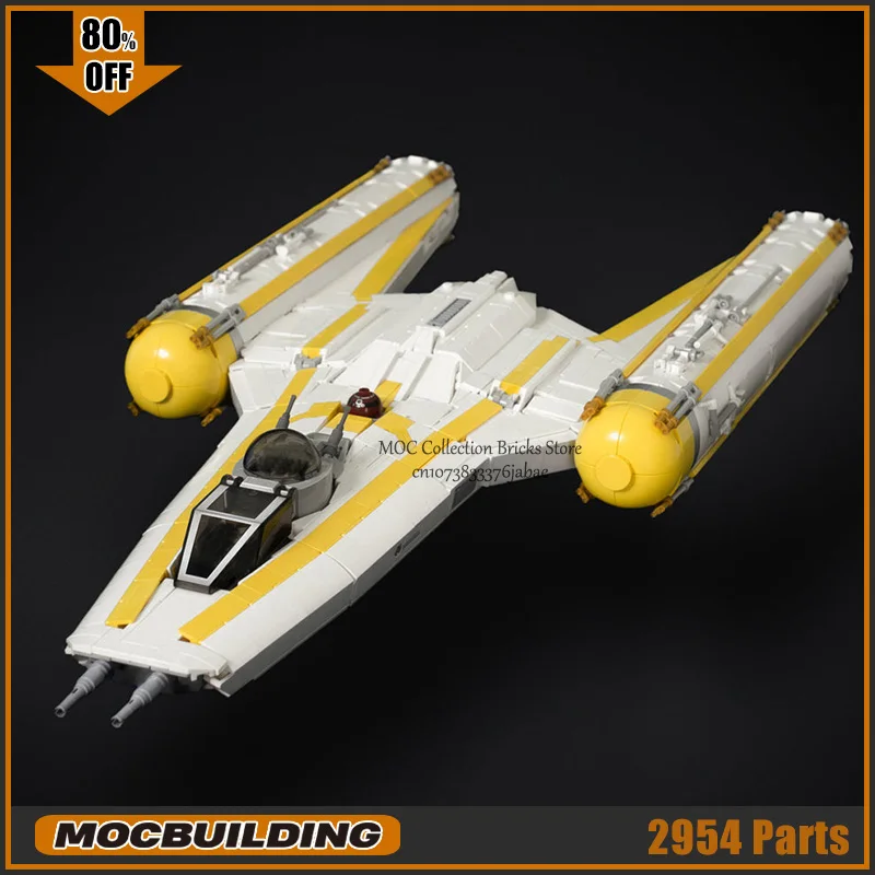 UCS Movie Wing Starfighter Collection MOC Building Block Y Model Technology Bricks DIY Assembly Display Toys Xmas Gifts