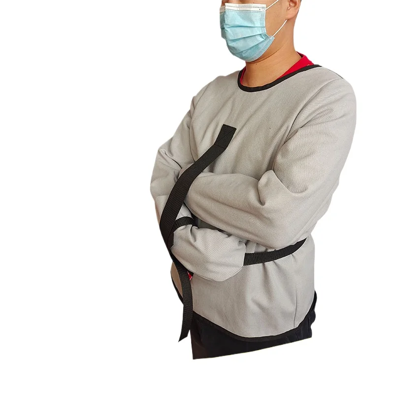 Nursing restraint clothes dementia elderly mental mania patients, restraint  pure cotton binding clothes  drug rehabilitation