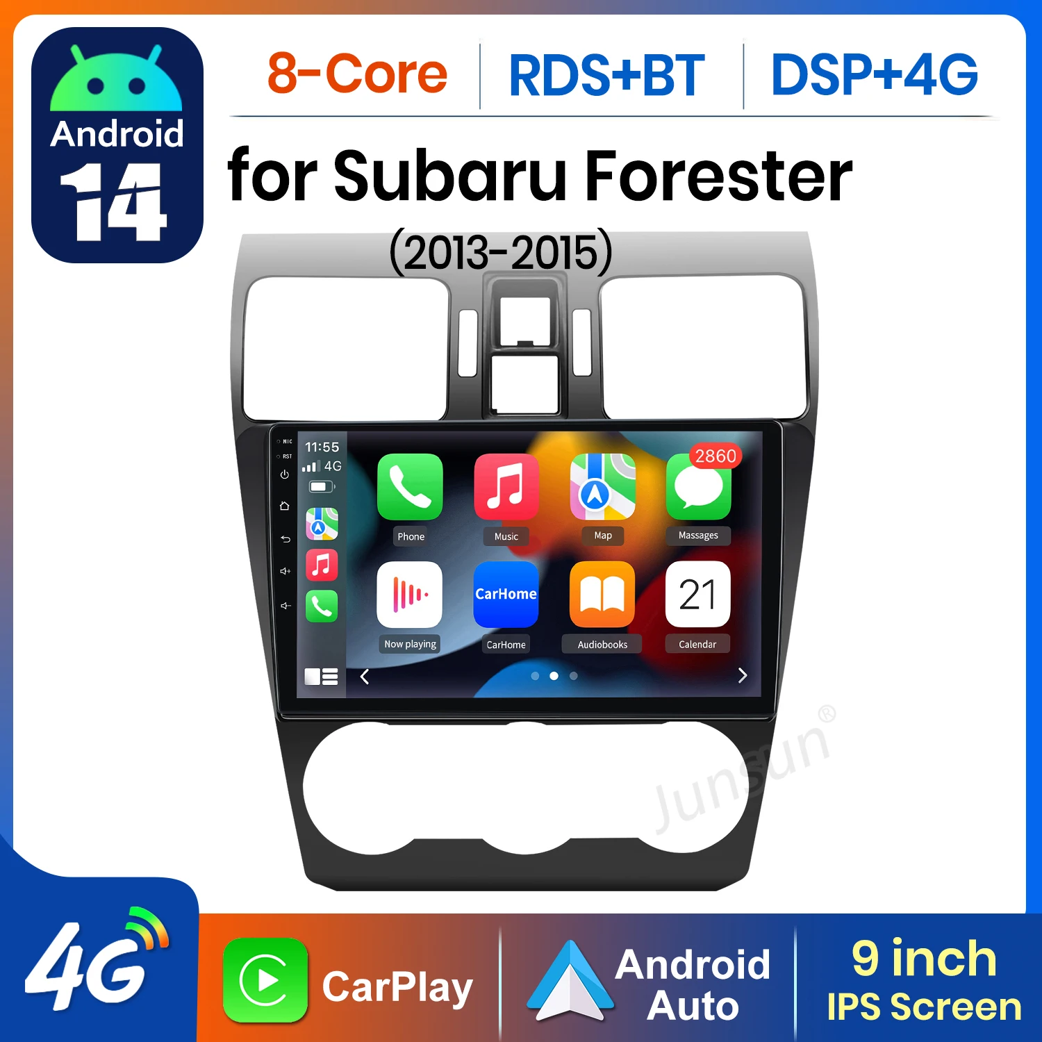 AWESAFE-مشغل سيارة لاسلكي لتويوتا FJ كروزر-سيارة ستيريو ، نظام ملاحة GPS ، أنظمة ذكية ، راديو أندرويد 12