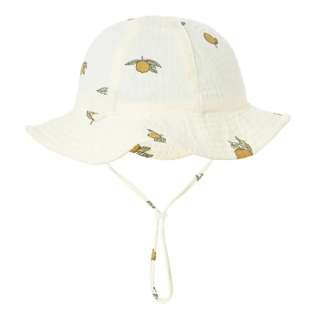 Summer Cute Cartoon Children UV Protection Beach Hat Panama Cap Sun Cap Kids Bucket Hat