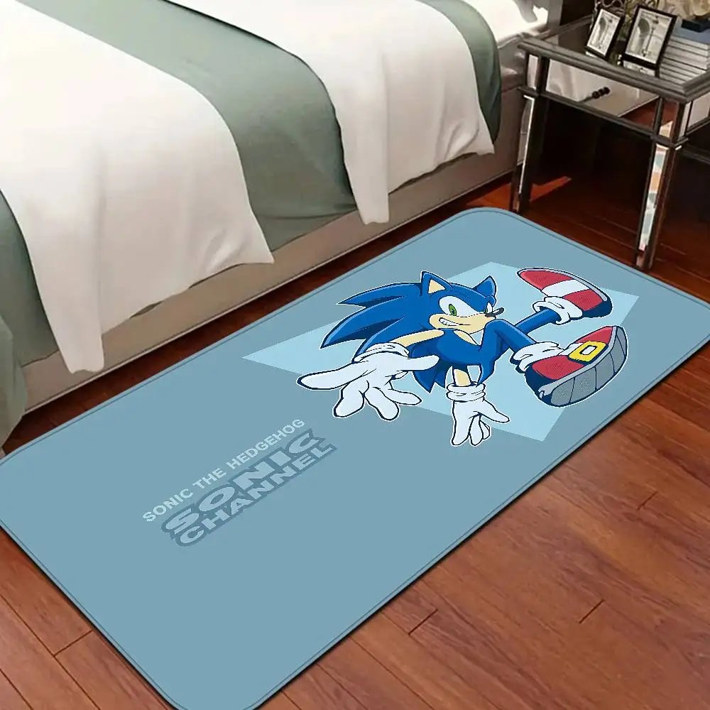 Game S-SonicS The H-HedgehogS Kitchen Mat Kids Room Bedroom Decoration Balcony Anti-Slip Doormat Living Room Alfombra