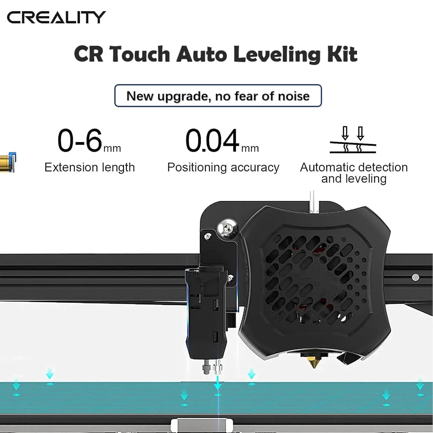 Imagem -02 - Crealidade-cr Toque Auto Bed Nivelamento Sensor Atualização Kit de Nível Apto para Ender Pro v2 Max Ender Ender Pro cr 10