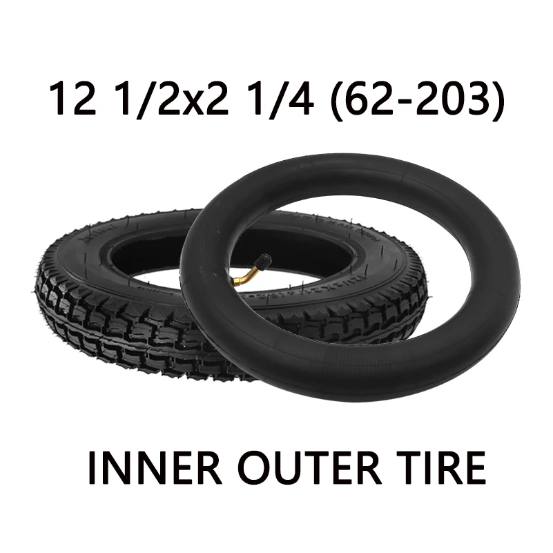 12.5 Inch Tire Pneumatic  12 1/2 x 2 1/4 62-203  Tricycle Electric Bicycle Inner Tube