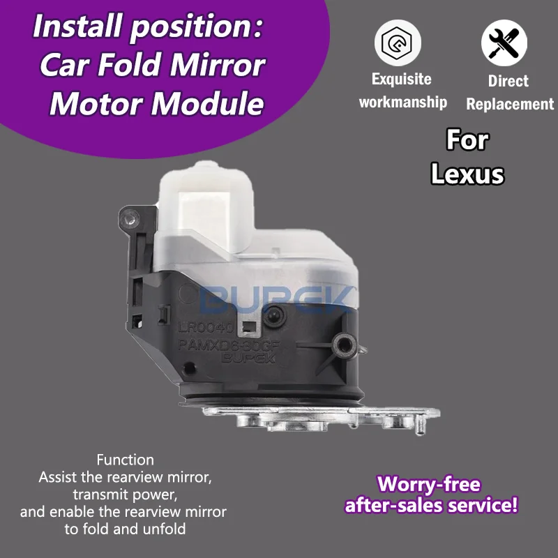 AZGIANT Car Wing Mirror Authentic Folding Motor Power Assembly For Lexus LS430 UCF30 car accessories Replacement Part Auto Fold