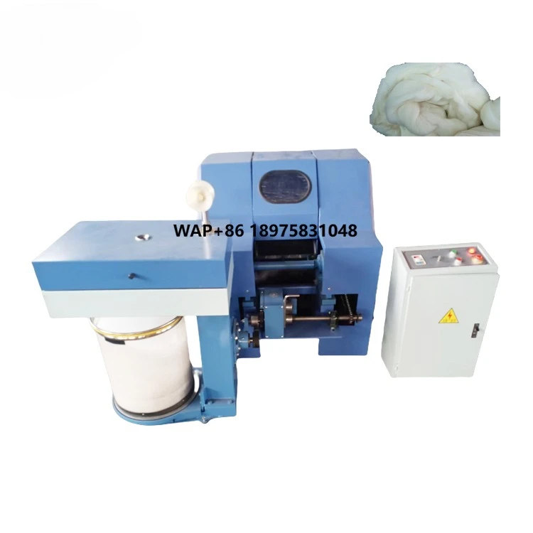 Wool  spinning mini carding machine automatic small  strip making combed spinning machine