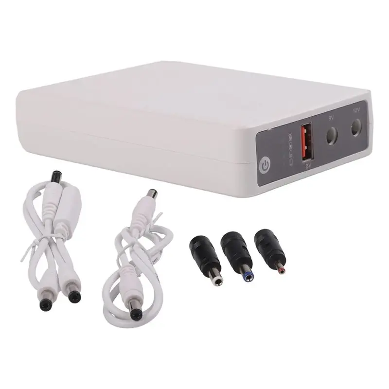 [NEWA76K!】 Uninterruptible Power UPS For Battery Backup 8000Mah Power Supply