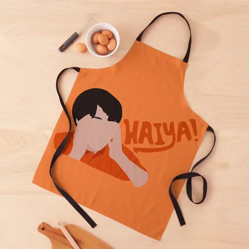 

HAIYA! Apron For Kitchen Women Customizable Woman Costume Waiter Kitchen For Man Apron