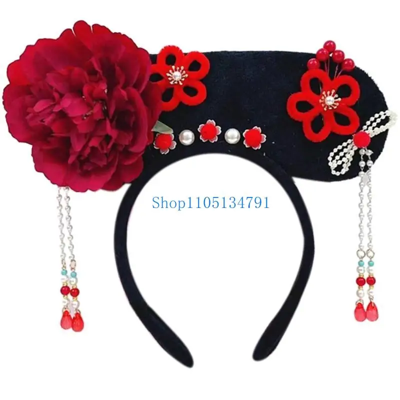 

98 км повязки для волос китайской принцессы, традиционные повязки на голову, головной убор принцессы, костюм китайской принцессы