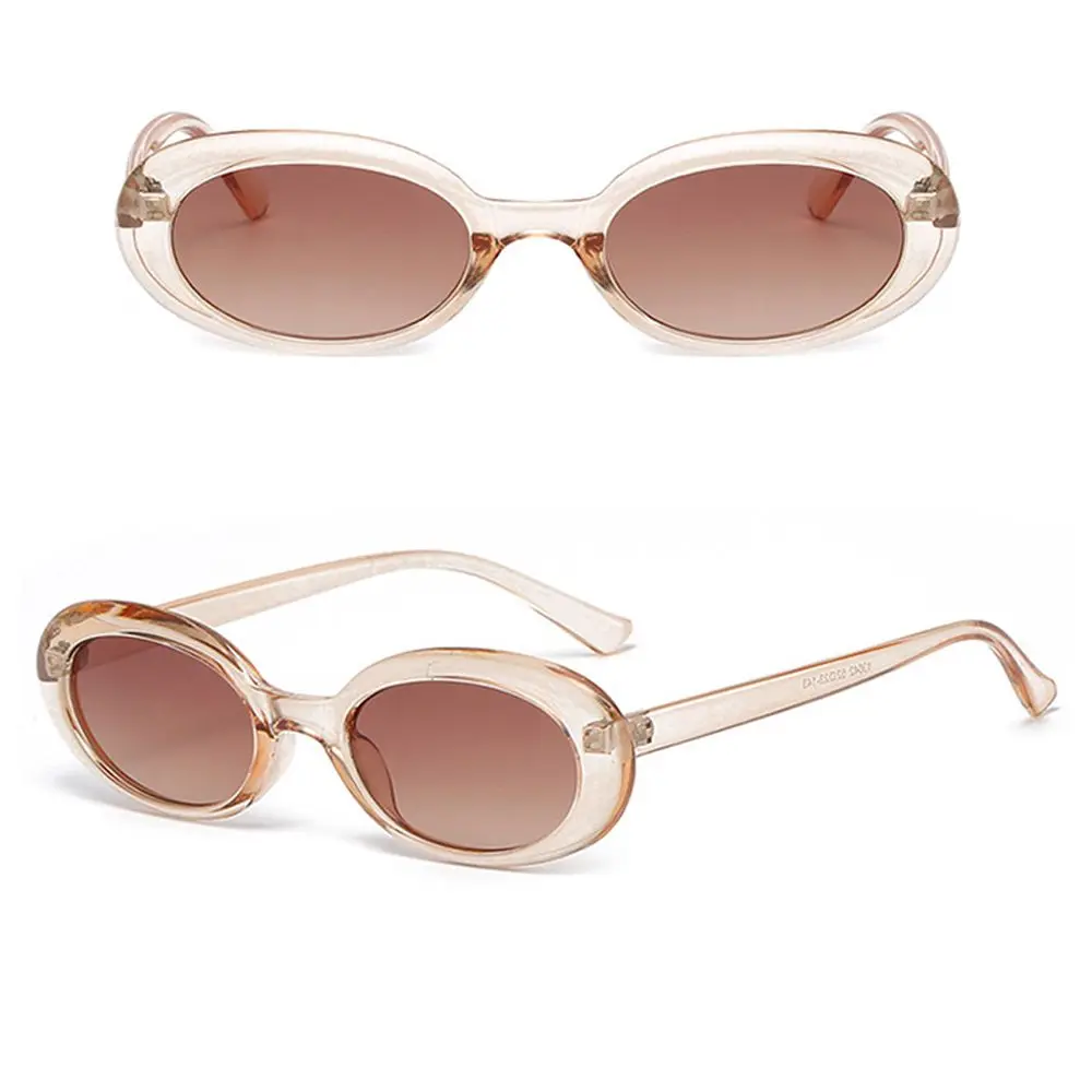 Lunettes de soleil à petite monture pour femmes, lunettes gothiques, nuances rétro, lunettes ovales, mode streetwear