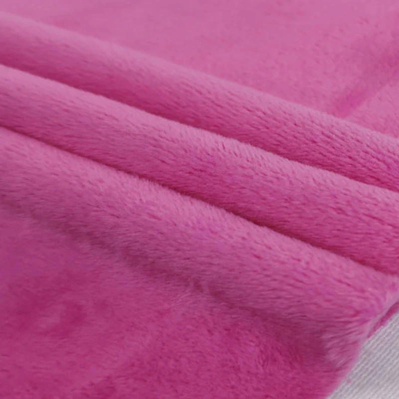 

50cm Velvet Fabric Crystal Super Soft Short Plush Fabric for DIY Winter Sleepwear Sewing Toy Display Background Cloth 160cm Wide
