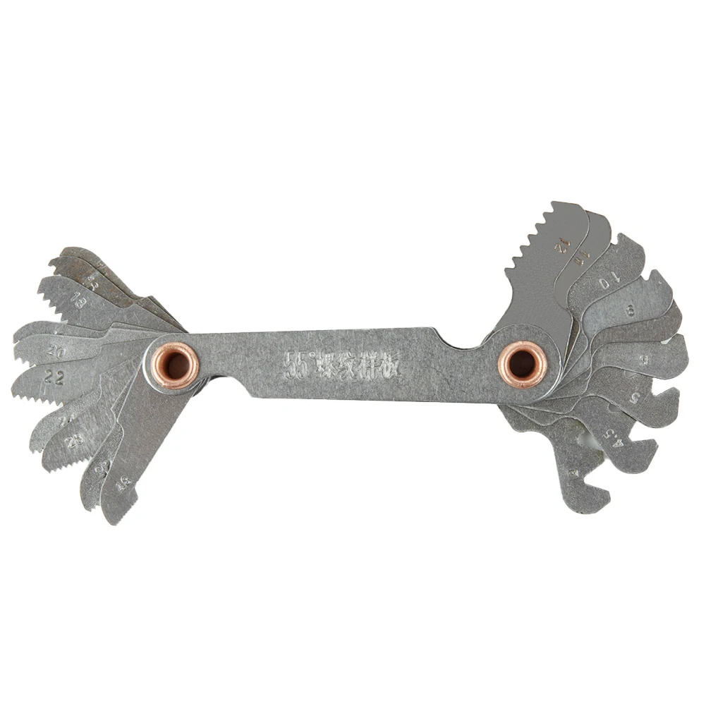 Thread Pitch Measuring Instrument for 60 Degree Metric and 55 Degree Inch Thread Angles Used in Lathe Operations