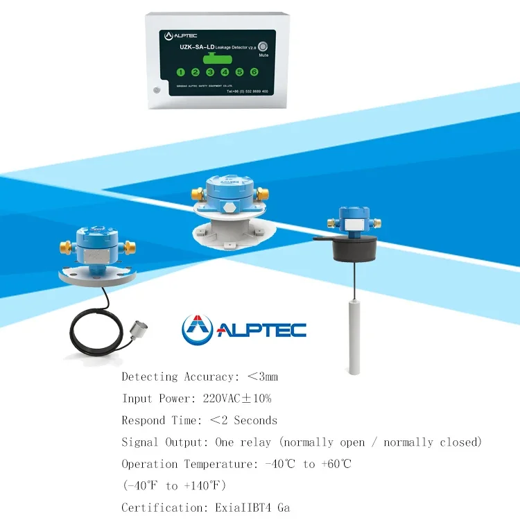 Détecteur électrique de fuite de carburant liquide
