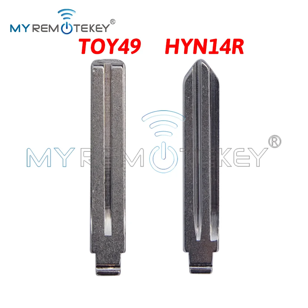 MYREMOTEKEY Flip Key Shell 3 Button HYN14R/TOY49  Blade for Hyundai I20 I30 2008 2009 2010 2011 2012 Remote Key Case