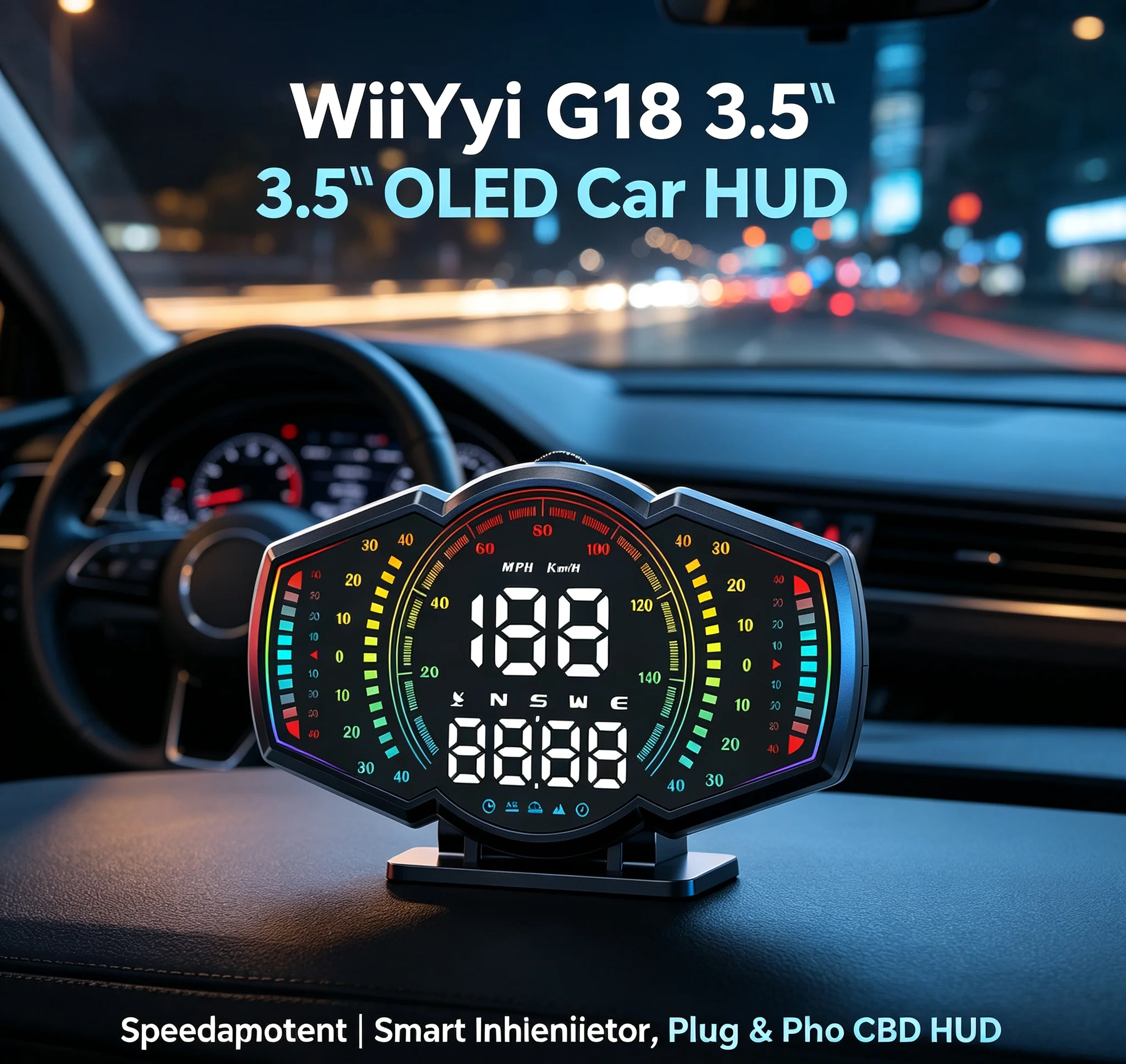 wiiyii-g18-new-35-oled-universal-cars-multi-alarm-hud-speedometer-inclinometer-altimeter-plug-play-gps-head-up-display