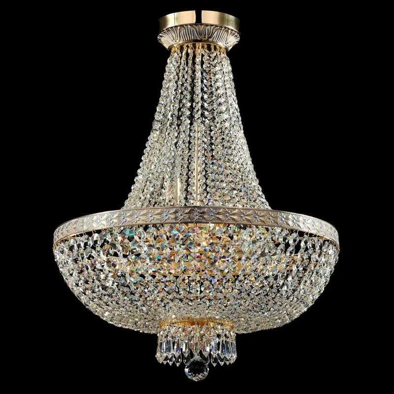 

French living room villa building chandelier light luxury atmosphere crystal hall main lamp high-end sense lamp high-end bedroom