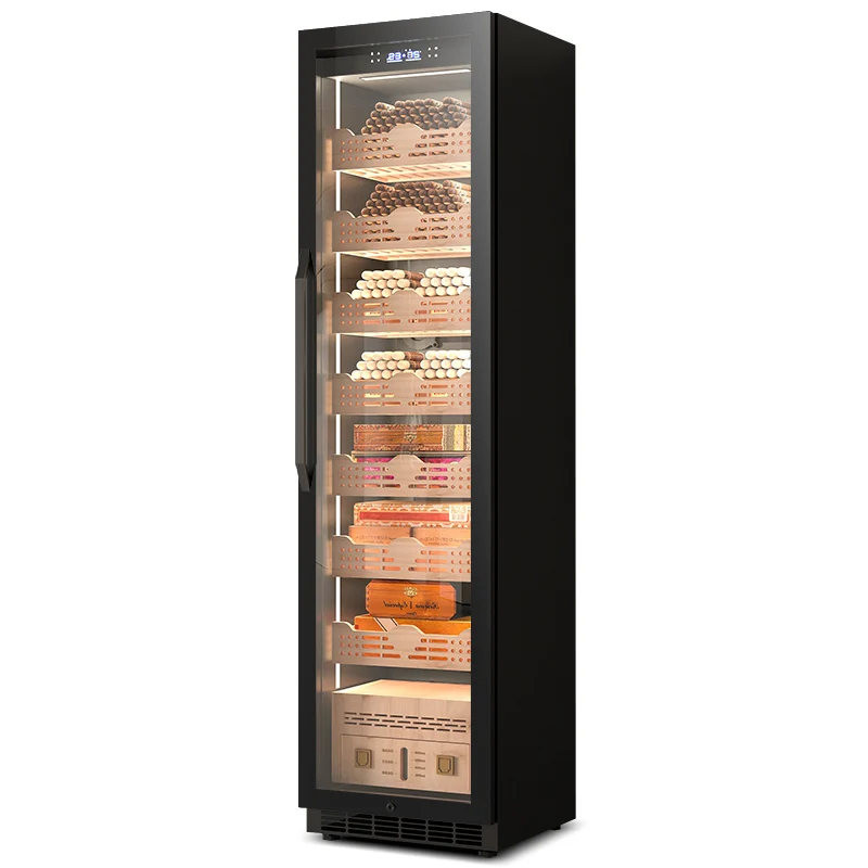 

Over 2000pcs Cigars Loading Capacity Electric Cigar Humidor With Compressor Cooling System Cigar Humidor Cabinet Display Cabinet