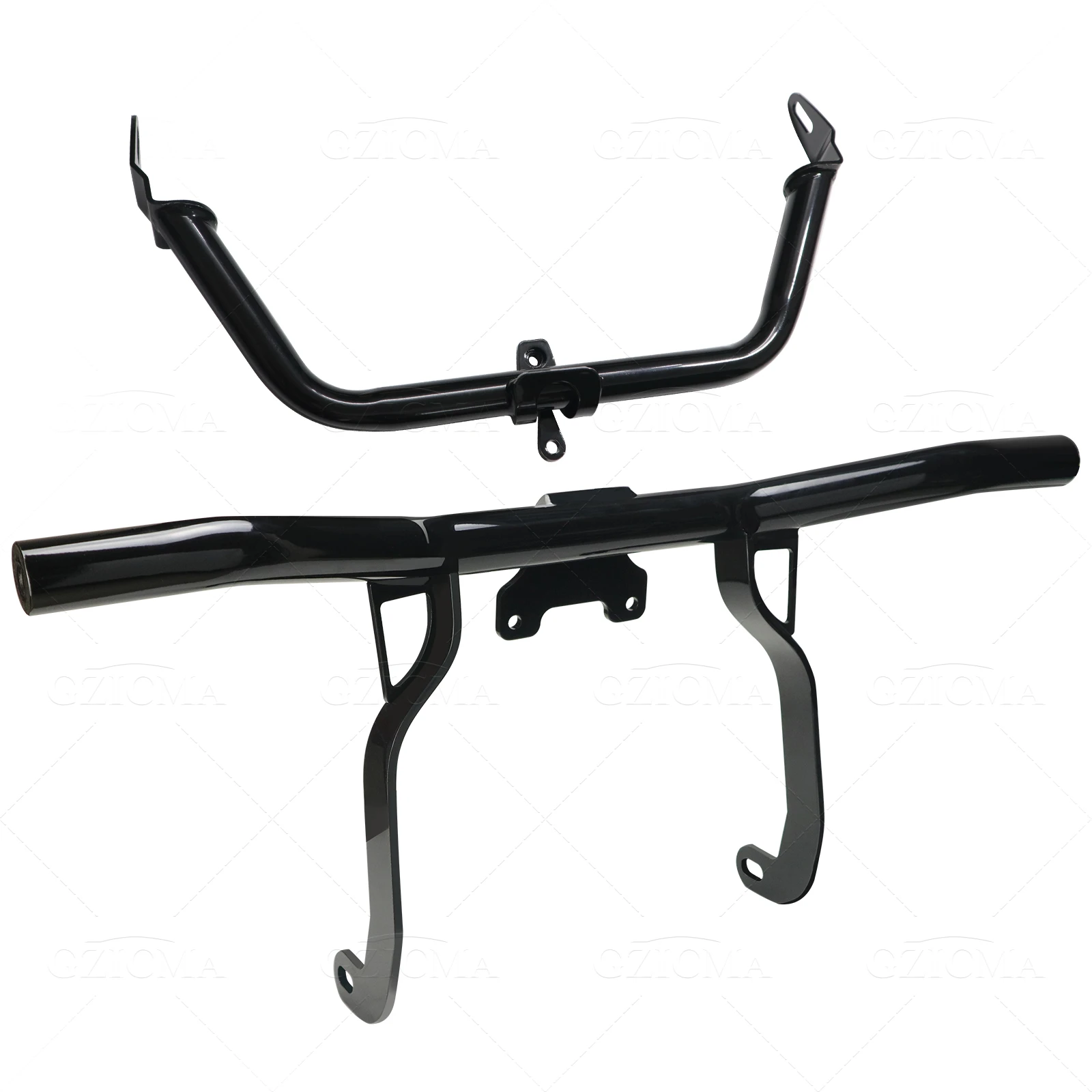

GZICMA Motorcycle Engine Guard with Upper Fairing Mount Brackets Fits Harley 2015-2023 Road Glide Models