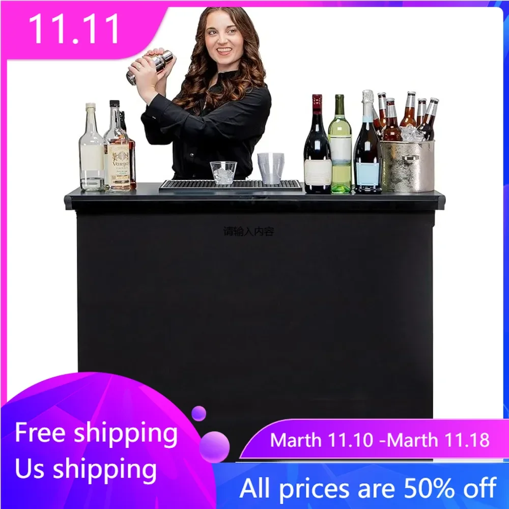 

Portable Bar Table - Mobile Bartender Station for Events Carry Case - Standard or LED Tables