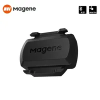 Magene-Sensor de cadencia de velocidad S3 +, velocímetro, ANT +, Bluetooth, Ordenador Compatible con Garmin, IGP, Bryton, ordenador inalámbrico para bicicleta