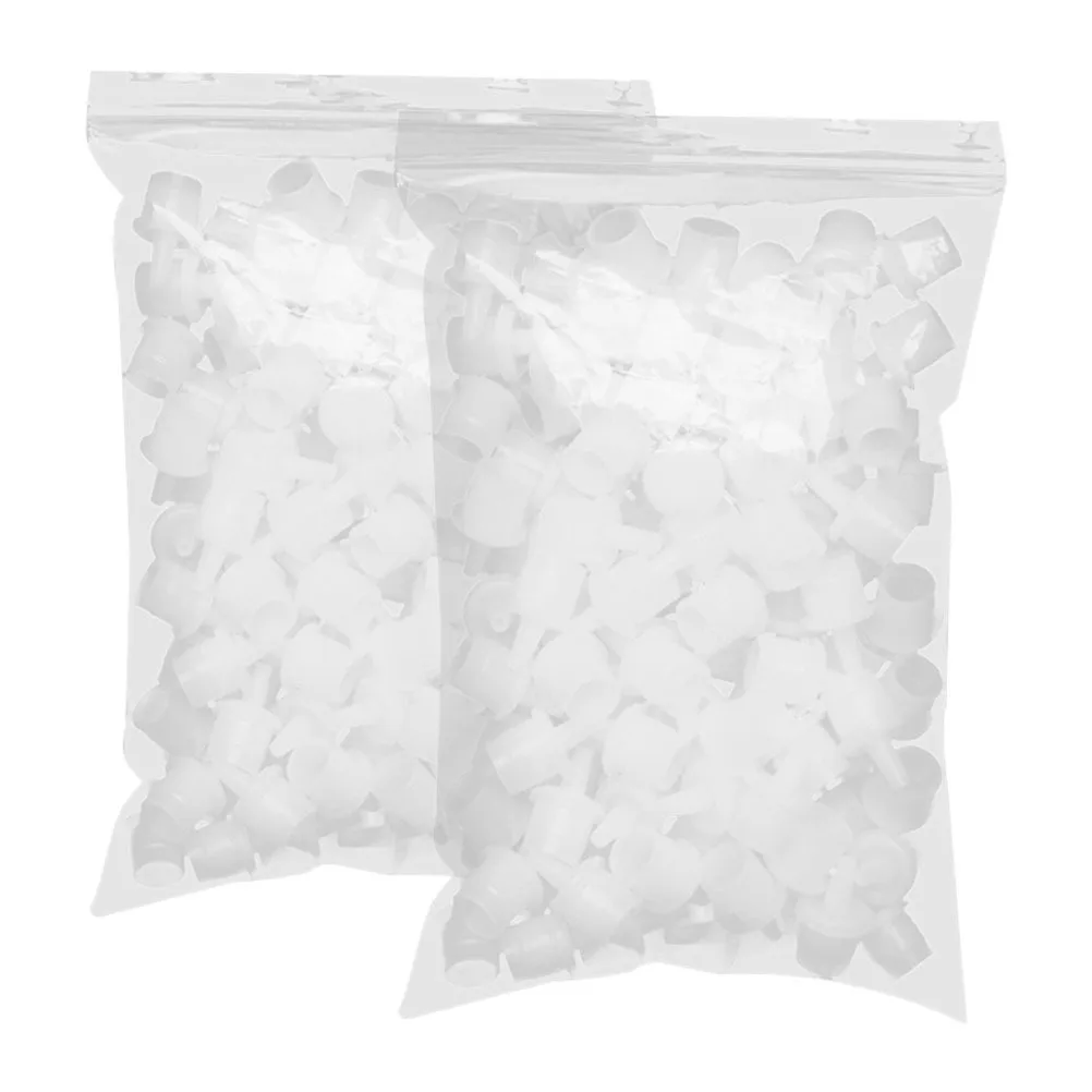 

200Pcs Eyelash Glue Bottle Replacement Plugs Universal Lash Glue Bottles Caps Nozzle Caps Salon Lash Extension Tools