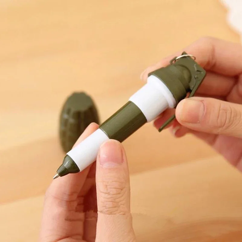 1 قطعة قنابل يدوية إبداعية على شكل قلم حبر جاف Kawaii للأطفال هدية صغيرة لوازم مكتبية جائزة المدرسة #6