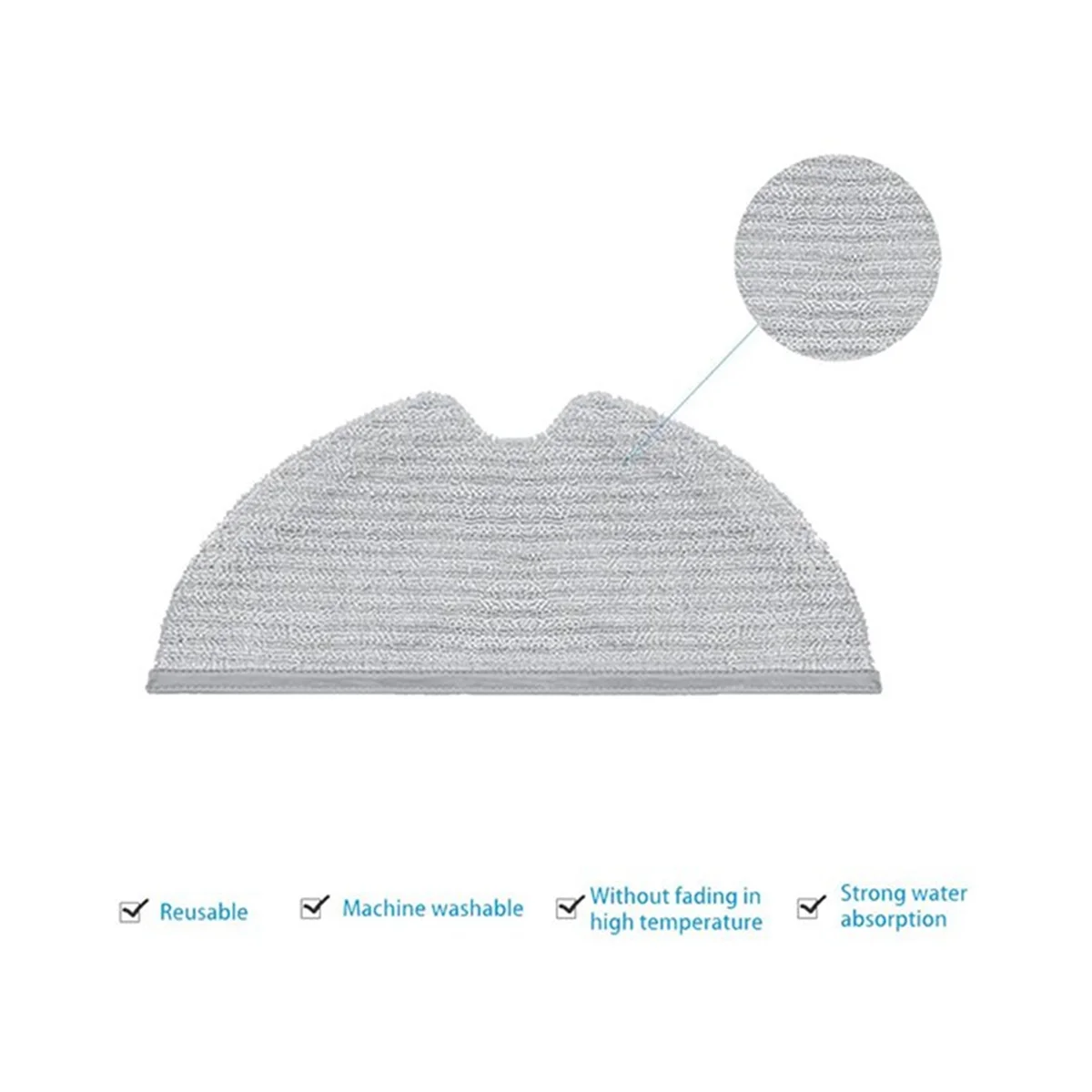 Kit de piezas para Robot aspirador BOT L10 Pro D9, filtro de Cepillo Lateral principal, accesorios de filtro de fregona