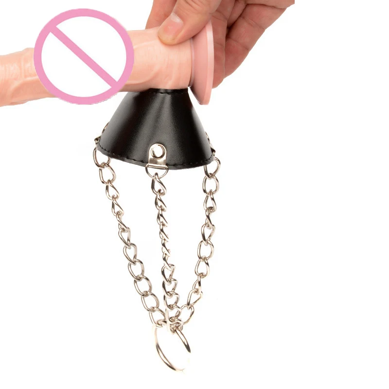 Parachute Ball Stretching Stretcher Scrotum Bondage Penis Ring Male Delay Erection Training BDSM Chastity Cock Cage CBT Sex Toys