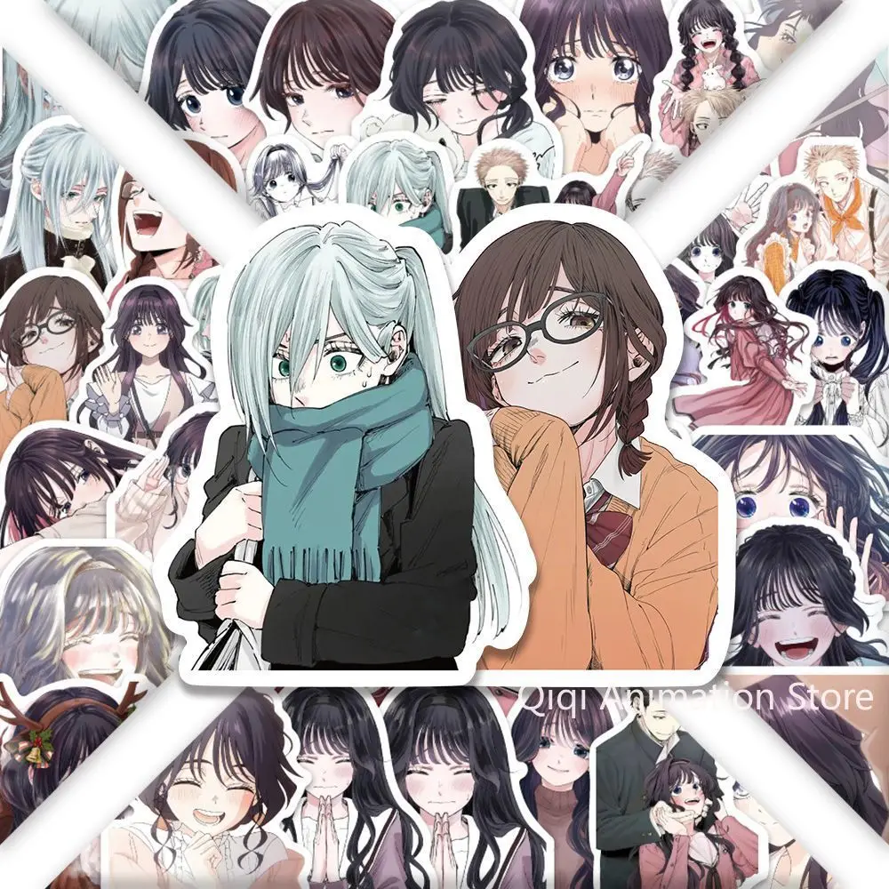 

60pcs The Fragrant Flower Anime Cartoon Stickers Waterproof Phone Case Cute Sticker Pack Laptop Art Supplies Christmas Gifts