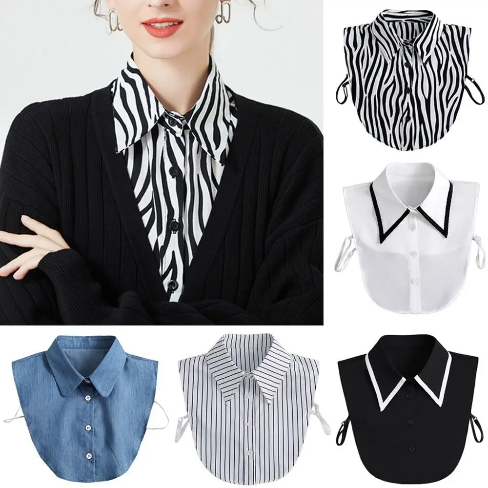 Women Vintage Blouse Clothes Accessories Lace Detachable False Collar