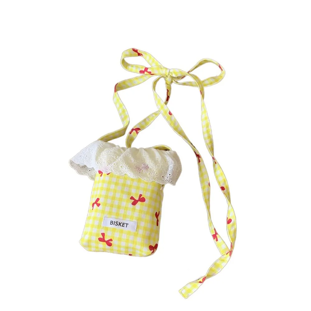 

Portable Bow Tie Element Mobile Phone Bag Large Capacity Shoulder Bag Women Crossbody Bag Travel